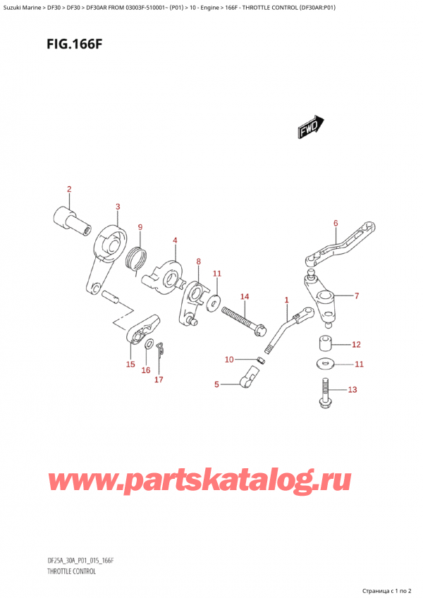  ,   , Suzuki Suzuki DF30A RS / RL FROM 03003F-510001~  (P01) - 2015,   (Df30Ar: p01)