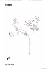 206B - Clutch  Rod (Df25At,Df30Ar,Df30At) (206B -   (Df25At, Df30Ar, Df30At))