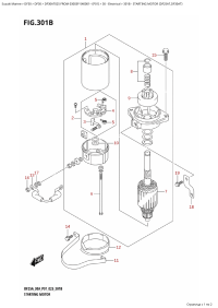 301B - Starting Motor (Df25At,Df30At) (301B -   (Df25At, Df30At))