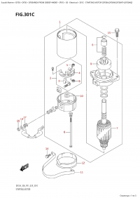 301C - Starting  Motor (Df30A,Df30Ar,Df30Ath,Df30Aq) (301C -   (Df30A, Df30Ar, Df30Ath, Df30Aq))