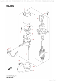 301C - Starting  Motor (Df30A,Df30Ar,Df30Ath,Df30Aq) (301C -   (Df30A, Df30Ar, Df30Ath, Df30Aq))