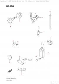 334C - Sensor / Switch (Df25At,Df30At) (334C -    (Df25At, Df30At))