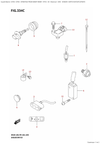 334C - Sensor / Switch (Df25At,Df30At) (334C -    (Df25At, Df30At))