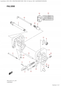 335E - Clamp Bracket (Df30A:p40) (335E -   (Df30A: p40))