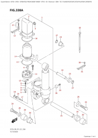 338A - Tilt  Cylinder  (Df25At,Df25Ath,Df30At,Df30Ath) (338A -   (Df25At, Df25Ath, Df30At, Df30Ath))