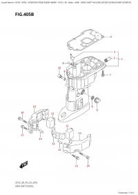 405B - Drive Shaft Housing (Df25At,Df30A,Df30At,Df30Ath) (405B -    (Df25At, Df30A, Df30At, Df30Ath))
