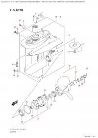 407B - Gear Case (Df25At,Df30A,Df30At,Df30Ath) (407B -    (Df25At, Df30A, Df30At, Df30Ath))