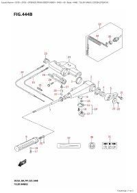 444B - Tiller Handle (Df30A,Df30Ath) (444B -  (Df30A, Df30Ath))