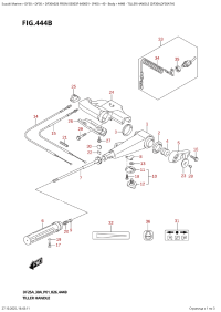 444B  -  Tiller  Handle  (Df30A,Df30Ath) (444B -  (Df30A, Df30Ath))