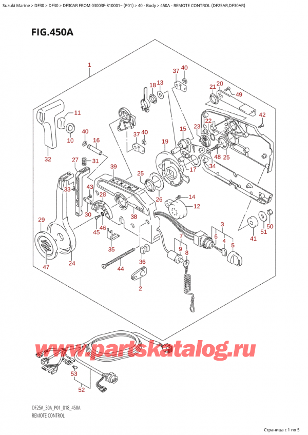  ,   , Suzuki Suzuki DF30AR S / L FROM 03003F-810001~  (P01) - 2018  2018 ,   (Df25Ar, Df30Ar)