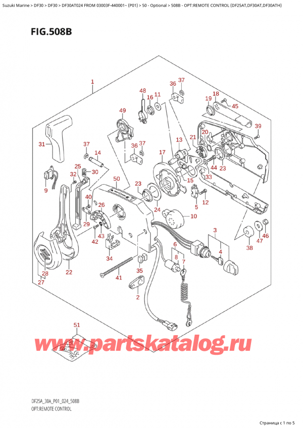 ,   , Suzuki Suzuki DF30A TS / TL FROM 03003F-440001~  (P01 024), :   (Df25At, Df30At, Df30Ath)