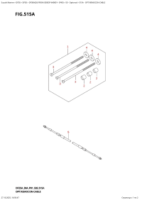 515A  -  Opt:remocon  Cable (515A - :   )