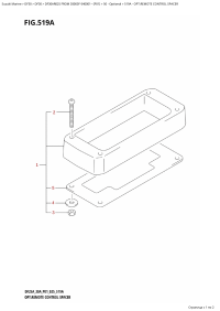 519A - Opt:remote Control Spacer (519A - :   )