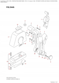544A  -  Opt:remote  Control  Assy  Single  (1) (Df25At,Df30Ar, (544A -    ,  (1) (Df25At, Df30Ar,)