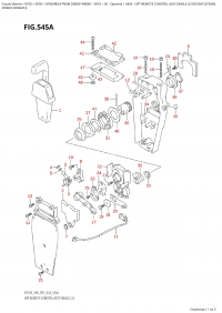 545A  -  Opt:remote  Control  Assy  Single  (2) (Df25At,Df30Ar, (545A -    ,  (2) (Df25At, Df30Ar,)