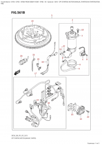 561B - Opt:starting Motor (Manual Starter) (M-Starter:df30A:p40) (561B - :  ( ) (   : df30A: p40))