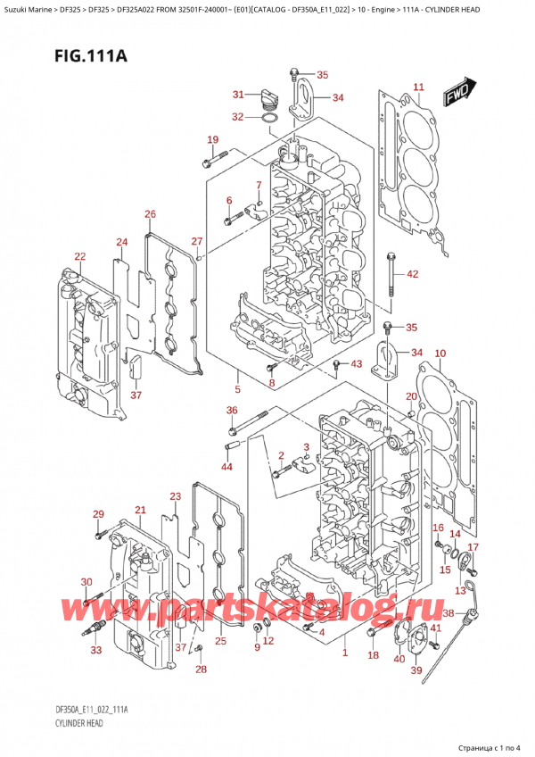  ,  , Suzuki Suzuki DF325AP X / XX FROM 32501F-240001~  (E01) - 2022,   