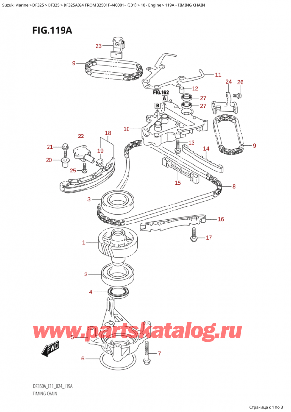  , , Suzuki Suzuki DF325A TX / TXX FROM 32501F-440001~ (E01 024)    2024 , Timing Chain -  