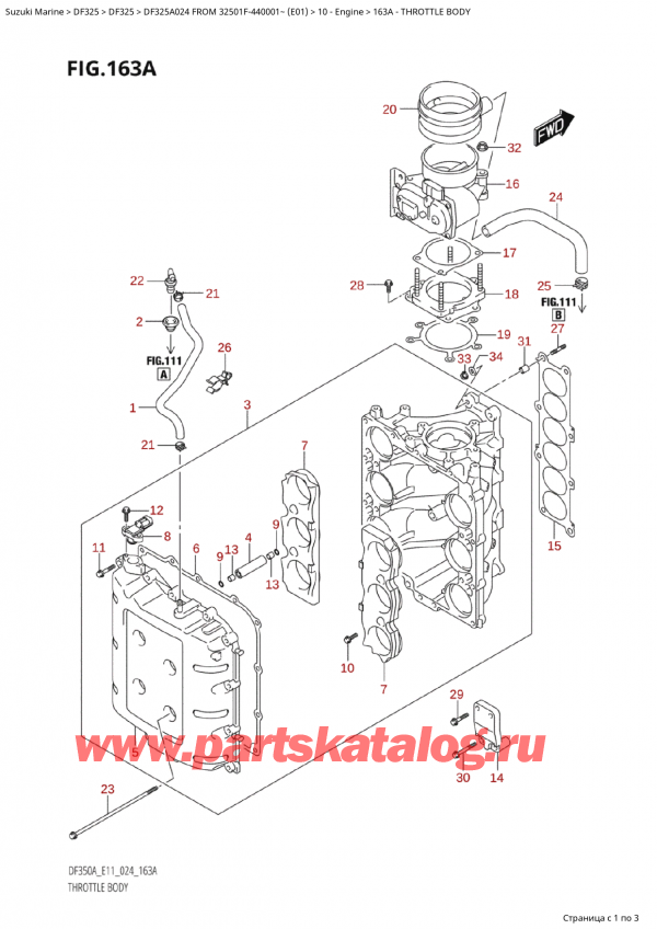  ,   , Suzuki Suzuki DF325A TX / TXX FROM 32501F-440001~ (E01 024)  ,  