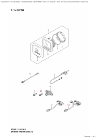 601A - Opt:multi  Function  Gauge  (1)  (E11,E01) (601A - : multi Function Gauge (1) (E11, E01))