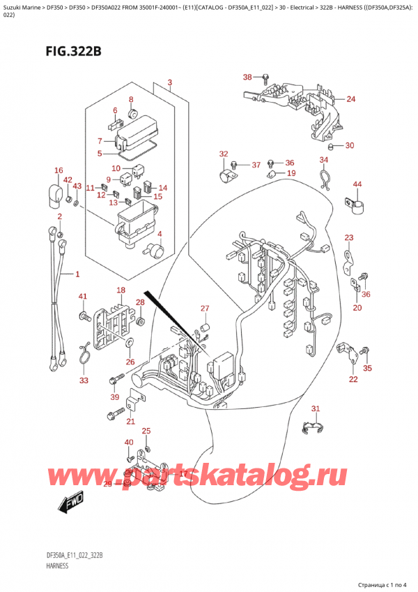  ,  , Suzuki Suzuki DF350AP X / XX FROM 35001F-240001~  (E11) - 2022  2022 ,   ( (Df350A, Df325A) : 022)