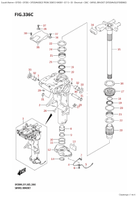 336C - Swivel  Bracket (Df350Amd,Df300Bmd) (336C -   (Df350Amd, Df300Bmd))