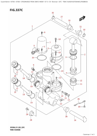 337C -  Trim  Cylinder (Df350Amd,Df300Bmd) (337C -   (Df350Amd, Df300Bmd))