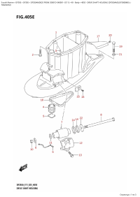 405E  -  Drive  Shaft  Housing  (Df350Amd,Df300Bmd:l- (405E -    (Df350Amd, Df300Bmd: l-)