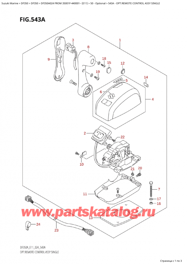   ,   , SUZUKI Suzuki DF350A TX / TXX FROM 35001F-440001~  (E11 024)  2024 ,    , 