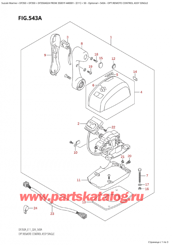  ,  , Suzuki Suzuki DF350A TX / TXX FROM 35001F-440001~  (E11 024),    , 