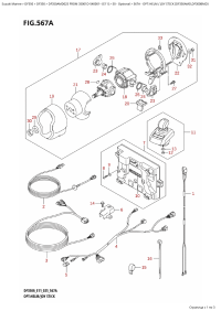 567A - Opt:helm  / Joy Stick (Df350Amd,Df300Bmd) (567A - : helm / Joy Stick (Df350Amd, Df300Bmd))