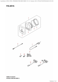 601A - Opt:multi Function  Gauge  (1)  (E11,E01) (601A - : multi Function Gauge (1) (E11, E01))