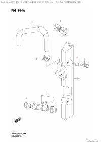 144A - Fuel Injector (E01,E03,E11,E34) (144A -   (E01, E03, E11, E34))