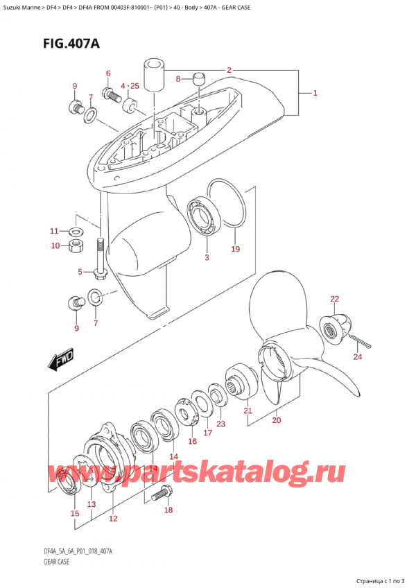  ,    ,  Suzuki DF4A S / L FROM  00403F-810001~ (P01 018),   