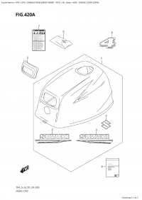 420A - Engine Cover (Df4A) (420A -   () (Df4A))