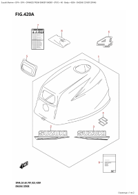 420A - Engine Cover (Df4A) (420A -   () (Df4A))