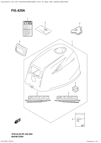 420A  -  Engine  Cover  (Df4A) (420A - ������ ��������� (�����) (Df4A))