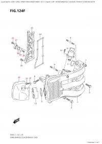 124F  -  Intake Manifold / Silencer / Exhaust  Cover (124F -   /  /   )