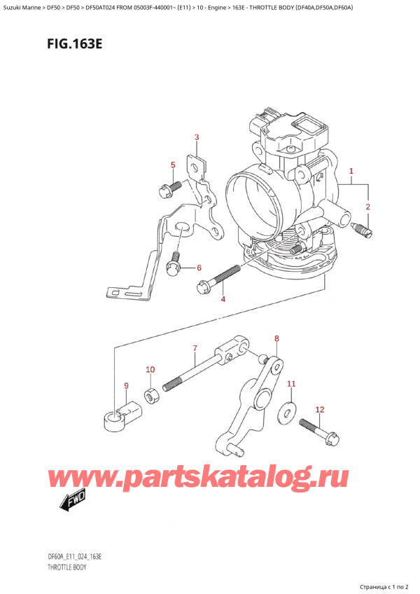  ,    , Suzuki Suzuki DF50A TS / TL FROM 05003F-440001~  (E11 024)  2024 ,   (Df40A, Df50A, Df60A)