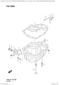 180A  -  Oil  Pan  (Df40A,Df40Ast,Df40Asvt,Df50A,Df60A) (180A -   (Df40A, Df40Ast, Df40Asvt, Df50A, Df60A))