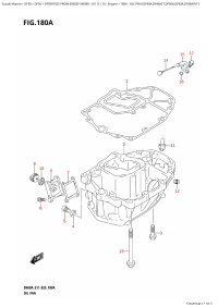 180A - Oil Pan (Df40A,Df40Ast,Df50A,Df60A,Df40Asvt) (180A -   (Df40A, Df40Ast, Df50A, Df60A, Df40Asvt))