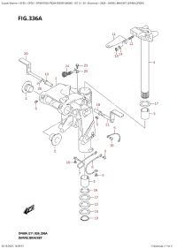 336A  -  Swivel  Bracket  (Df40A,Df50A) (336A -   (Df40A, Df50A))