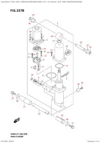 337B  -  Trim  Cylinder  (Df40A,Df50A) (337B -   (Df40A, Df50A))