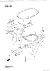 410A  -  Side  Cover  (Df40A,Df40Aqh,Df40Ath,Df40Ast,Df50A, (410A -   (Df40A, Df40Aqh, Df40Ath, Df40Ast, Df50A,)