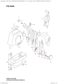 544A  -  Opt:remote  Control  Assy  Single  (1) (544A -    ,  (1))