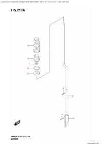 210A - Shift Rod (210A - ������������� ����)