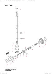 230A  -  Drive  Shaft (230A - ������ ���� ��������)