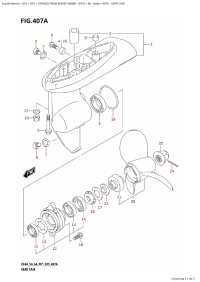 407A - Gear Case (407A - ������ ������� �������)