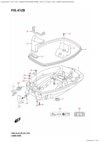 412B - Lower Cover (Df5A,Df6A) (412B - ������ ����� ������� (Df5A, Df6A))