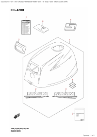 420B - Engine Cover (Df5A) (420B - ������ ��������� (�����) (Df5A))